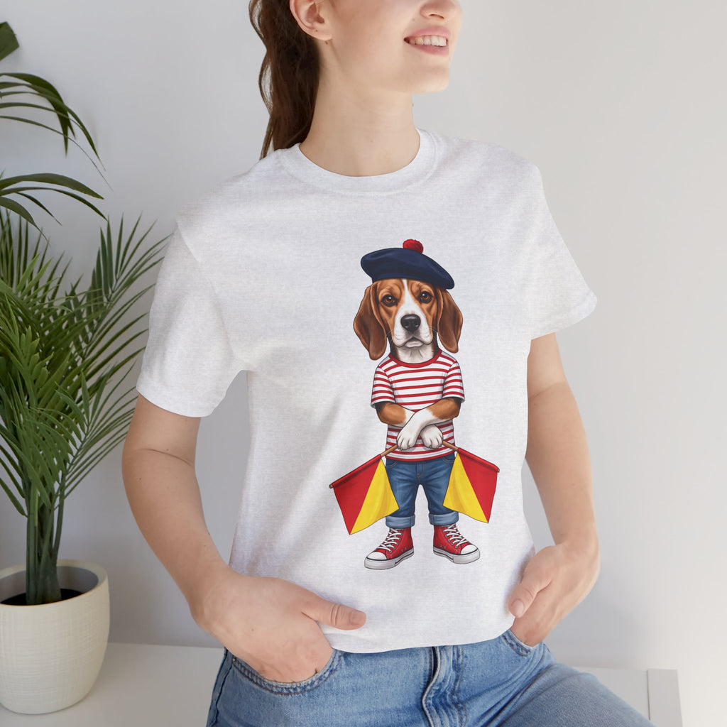 The "End of Message" Beagle Tee | Wild Follies: Dispatches from Australia