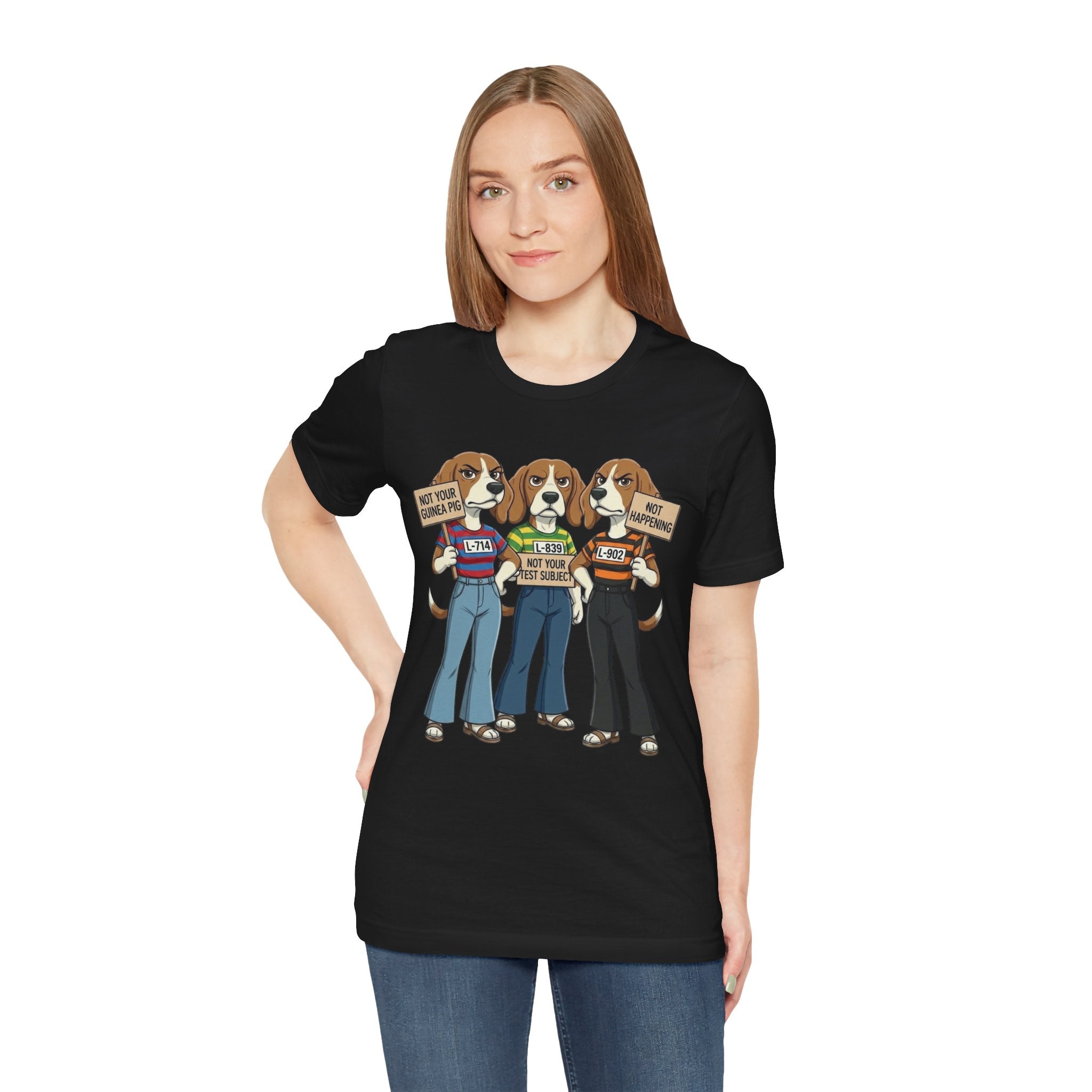 Not Your Test Subject — Beagle Freedom Protest Tee