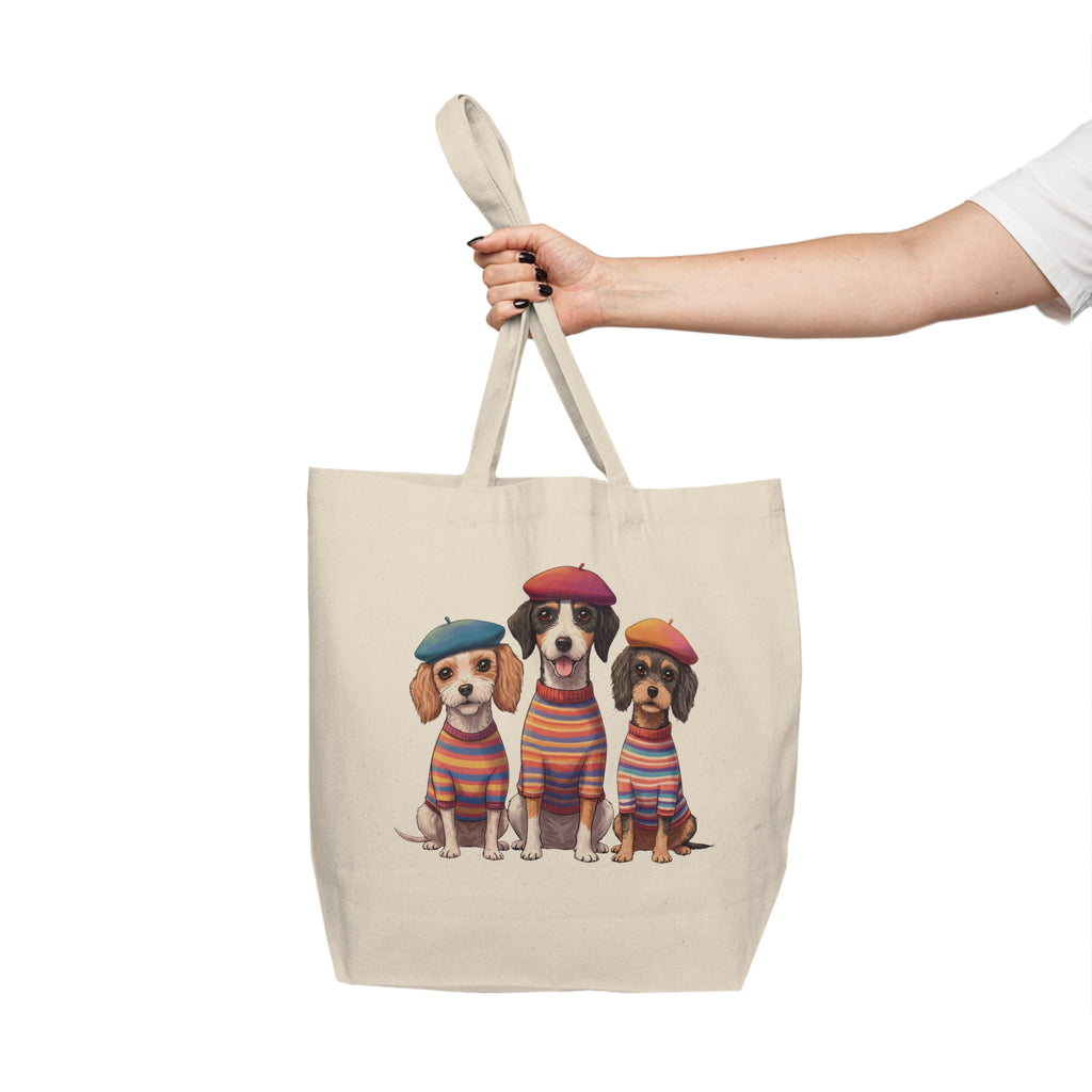 Everyone Belongs Heavy-Duty Canvas Market Tote Bag