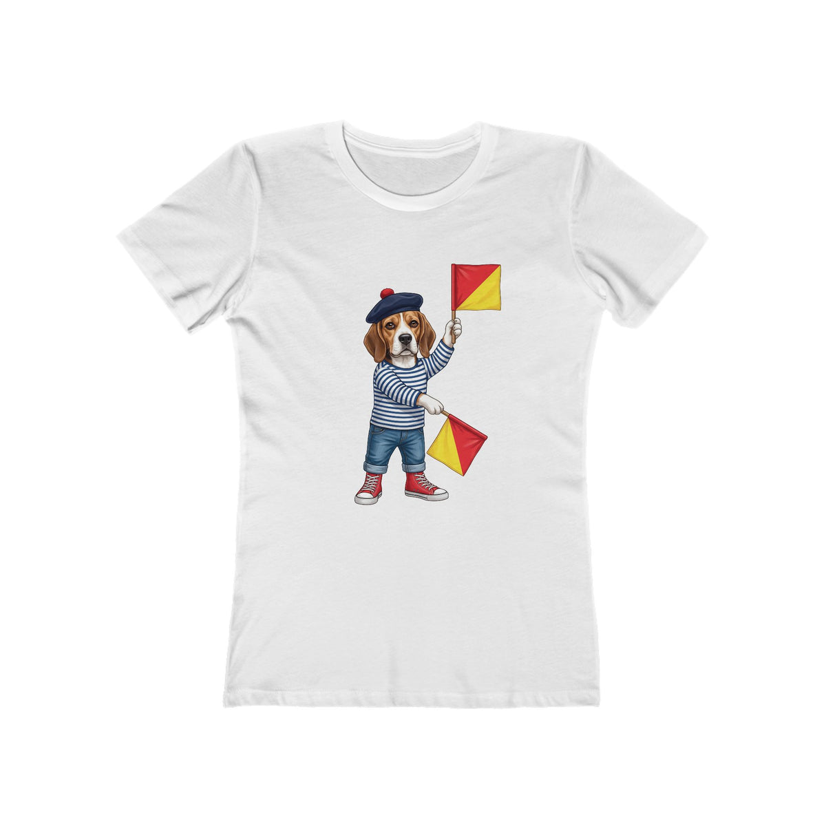 The Stray Signal Beagle Graphic Tee | Wild Follies Collection