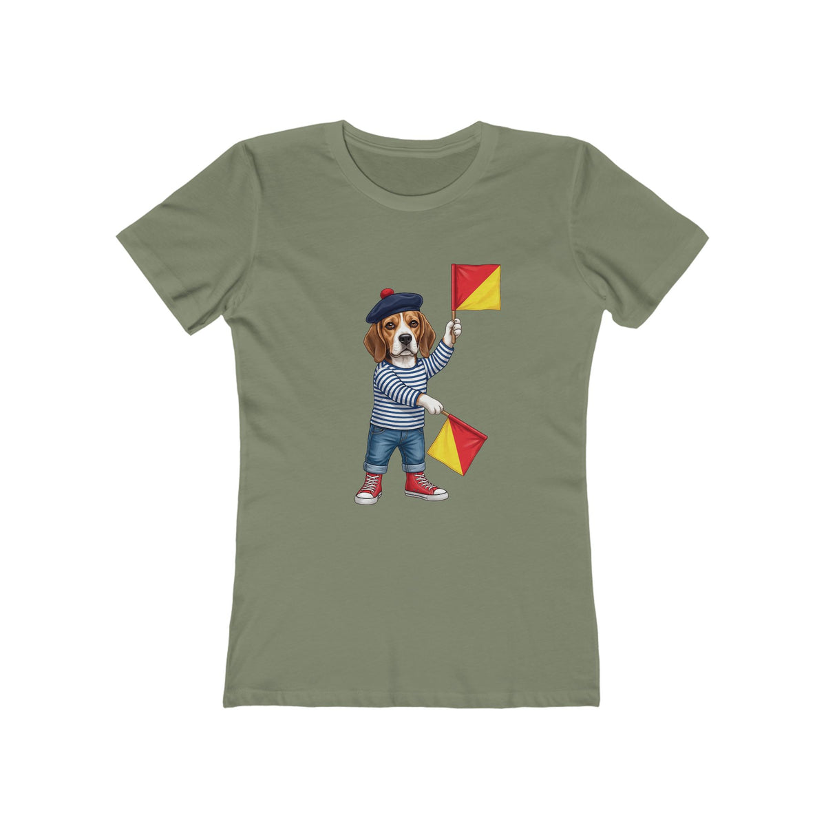 The Stray Signal Beagle Graphic Tee | Wild Follies Collection