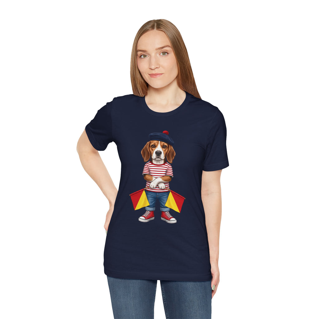 The "End of Message" Beagle Tee | Wild Follies: Dispatches from Australia