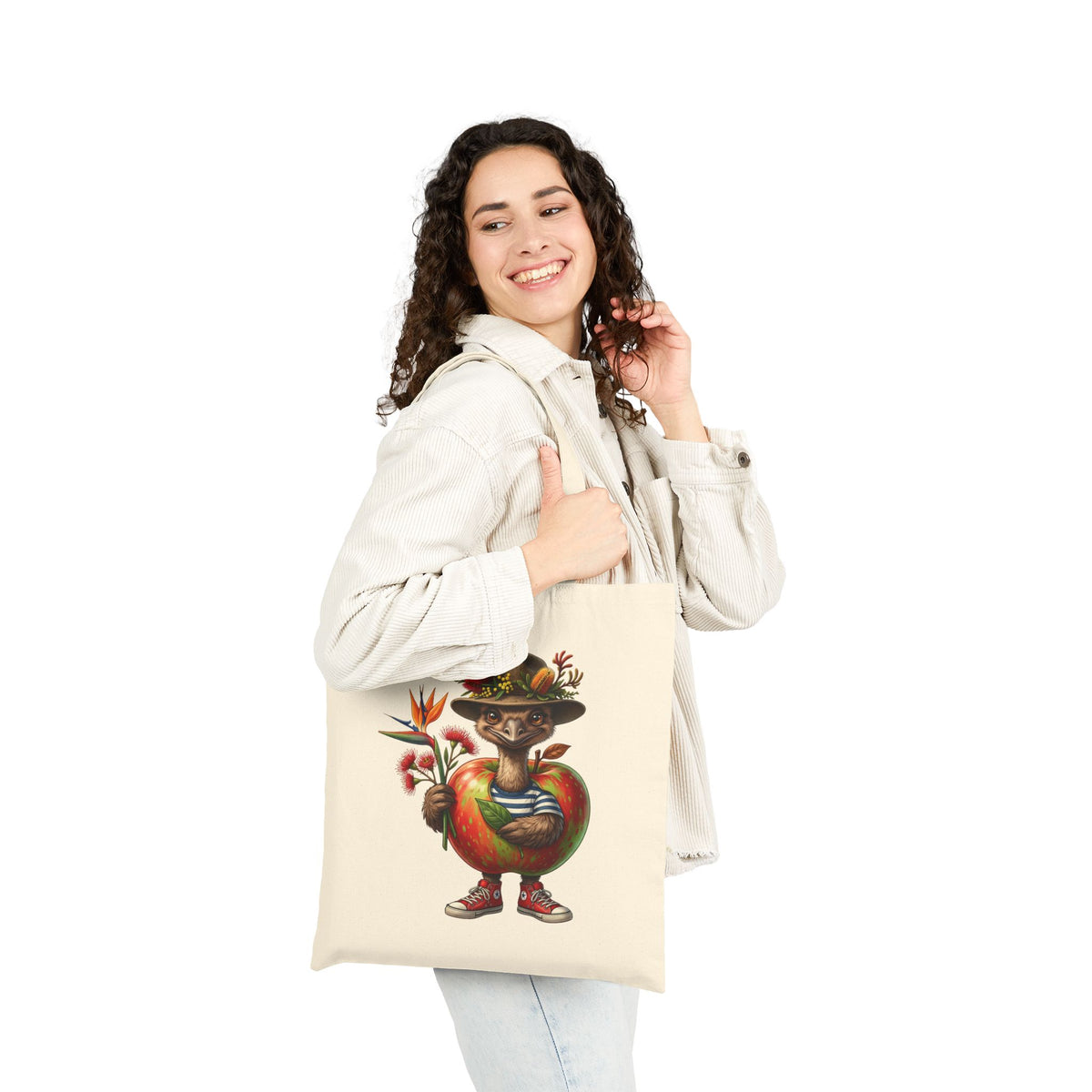 She’ll Be Apples - Heavy-Duty Aussie Emu Canvas Tote Bag