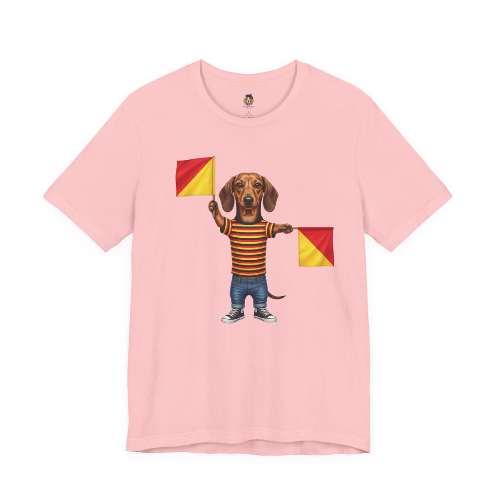 Letter J Dachshund Graphic Unisex Tee – Dispatches from Australia Collection