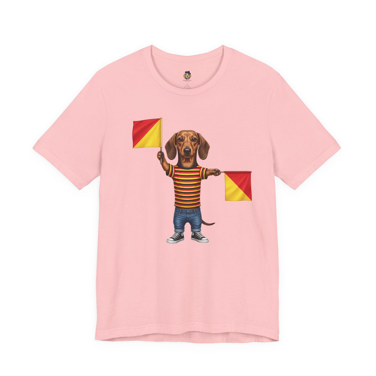 Letter J Dachshund Graphic Unisex Tee – Dispatches from Australia Collection