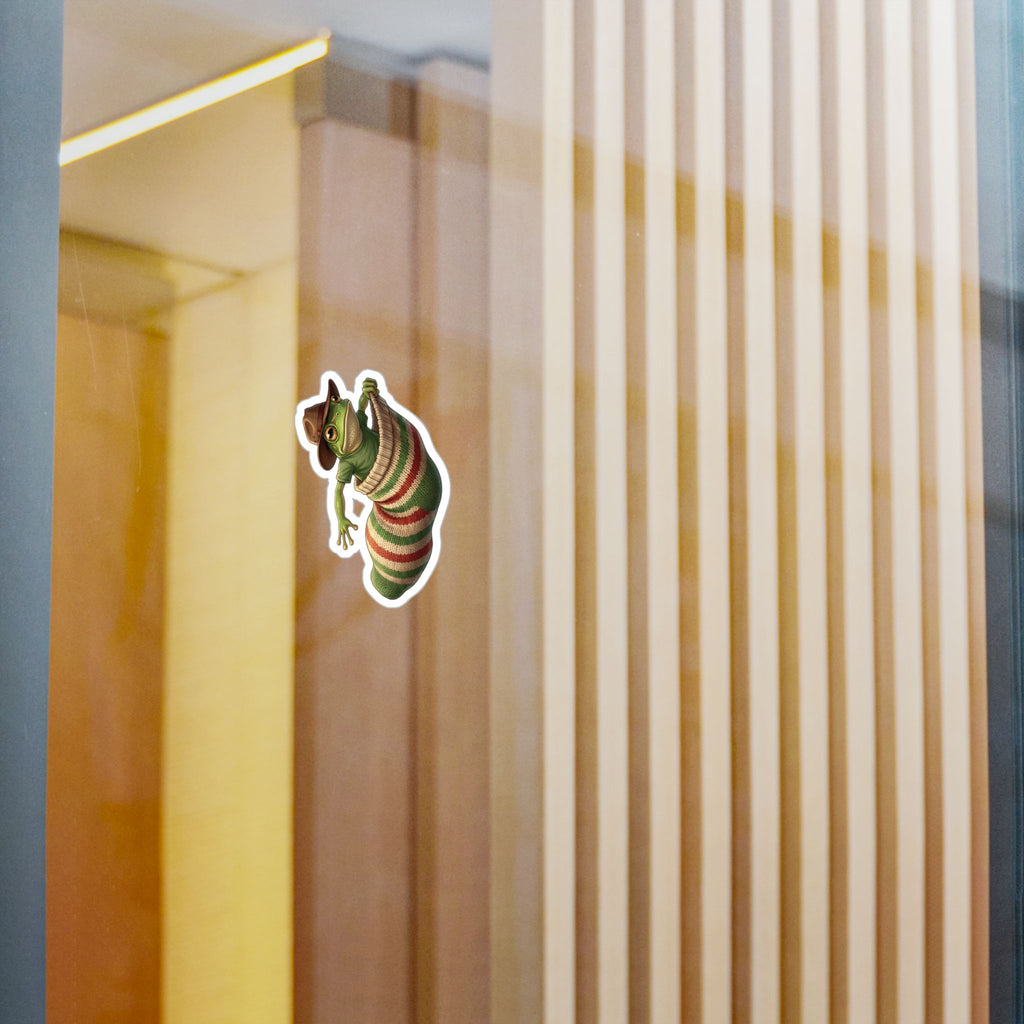 Frog in a Sock - Aussie Slang Kiss-Cut Vinyl Sticker
