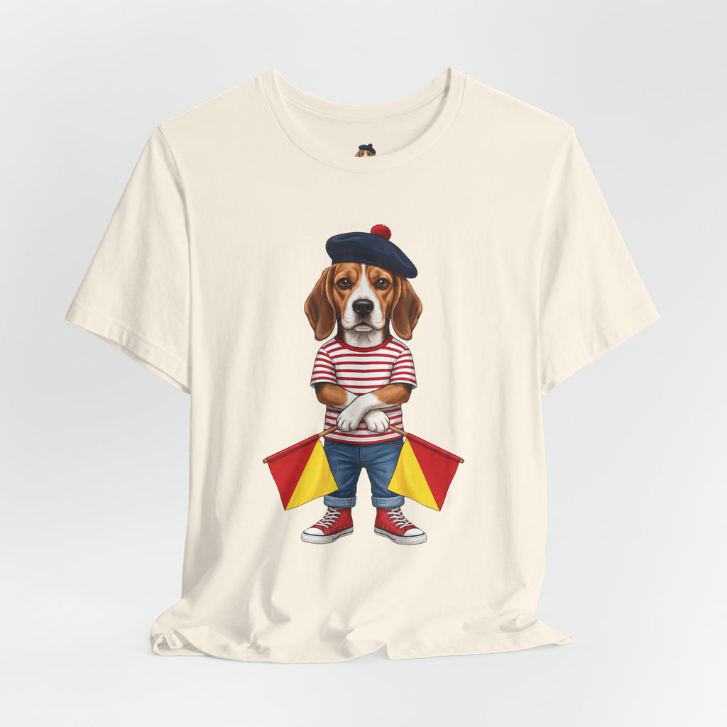 The "End of Message" Beagle Tee | Wild Follies: Dispatches from Australia
