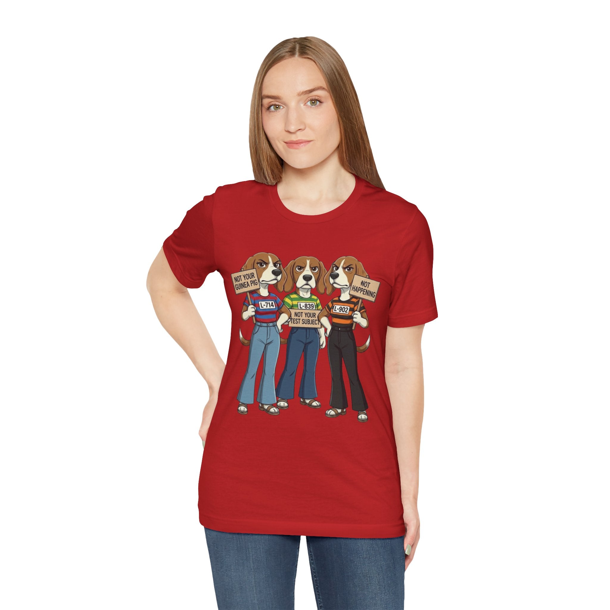 Not Your Test Subject — Beagle Freedom Protest Tee