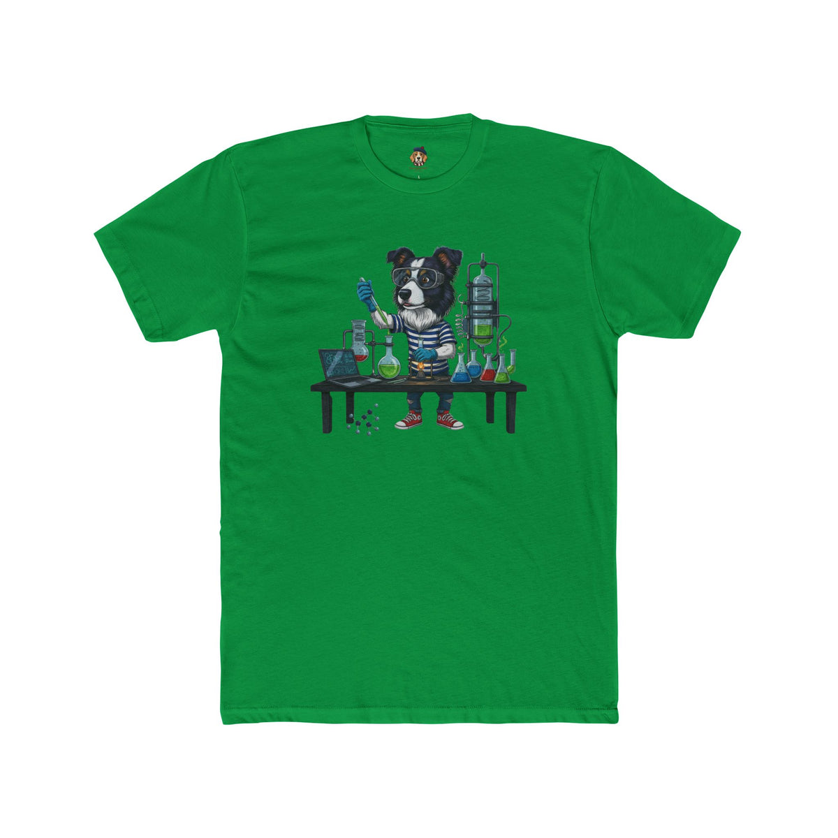 Pure Genius: The Border Collie Lab Scientist Tee