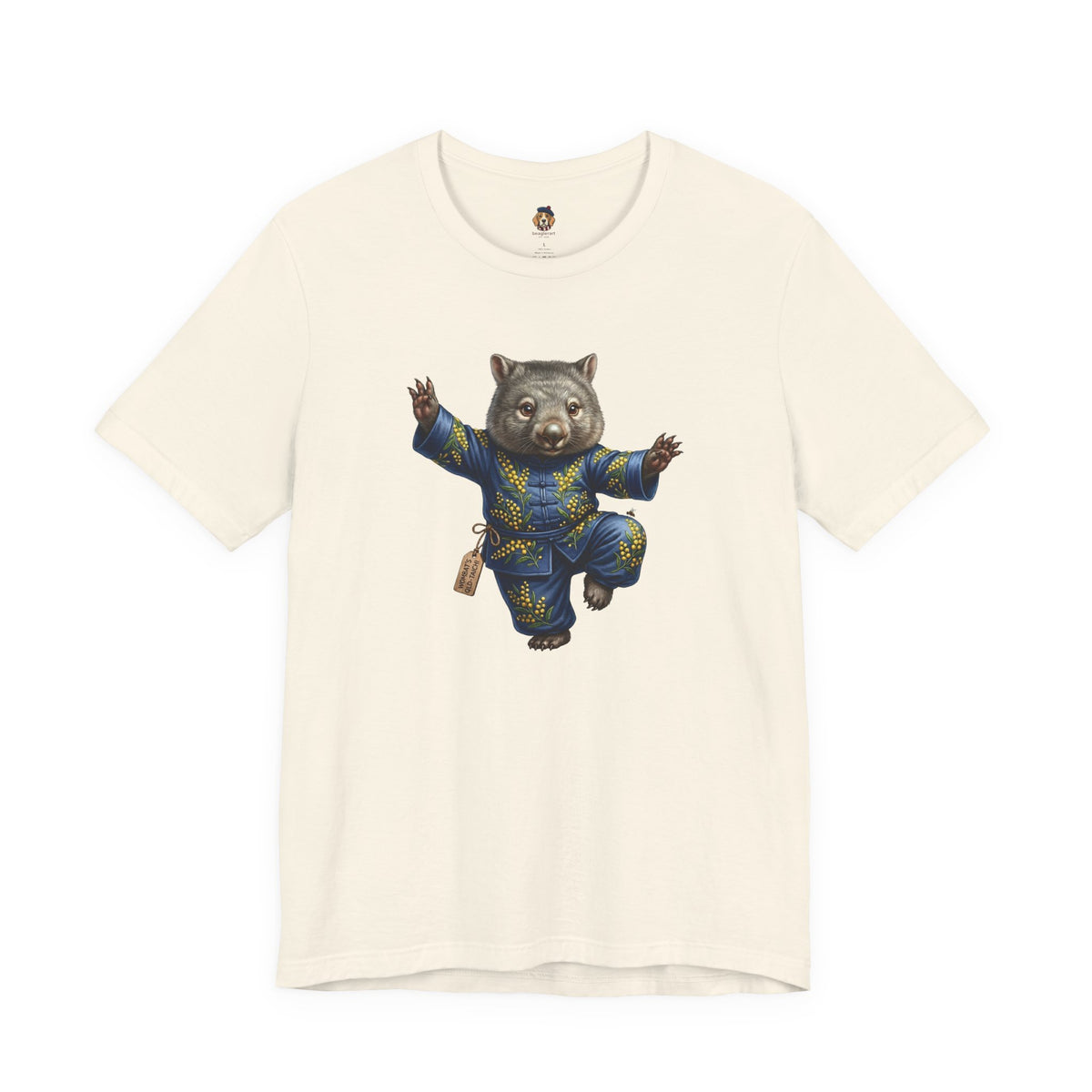 Golden Wattle & Zen-The Tai Chi Wombat of Queensland Tee