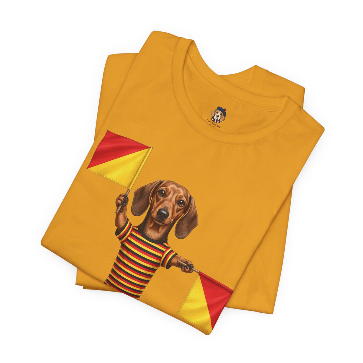 Letter J Dachshund Graphic Unisex Tee – Dispatches from Australia Collection