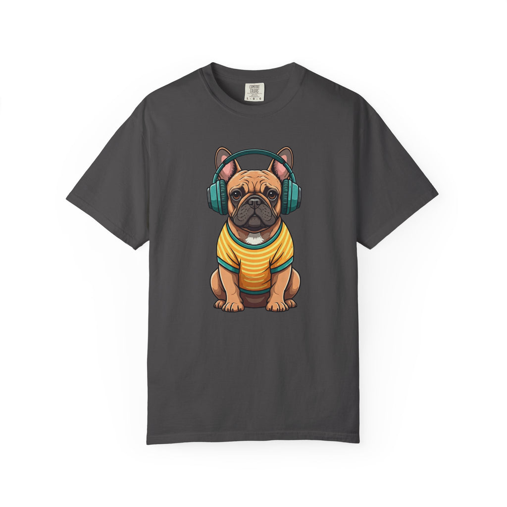 Unbothered Beats  - The Retro French Bulldog Tee