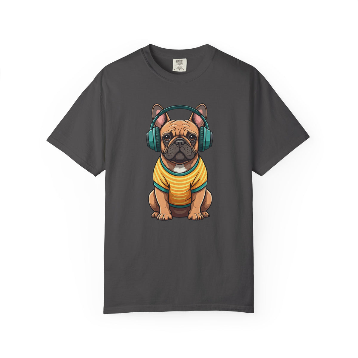Unbothered Beats  - The Retro French Bulldog Tee