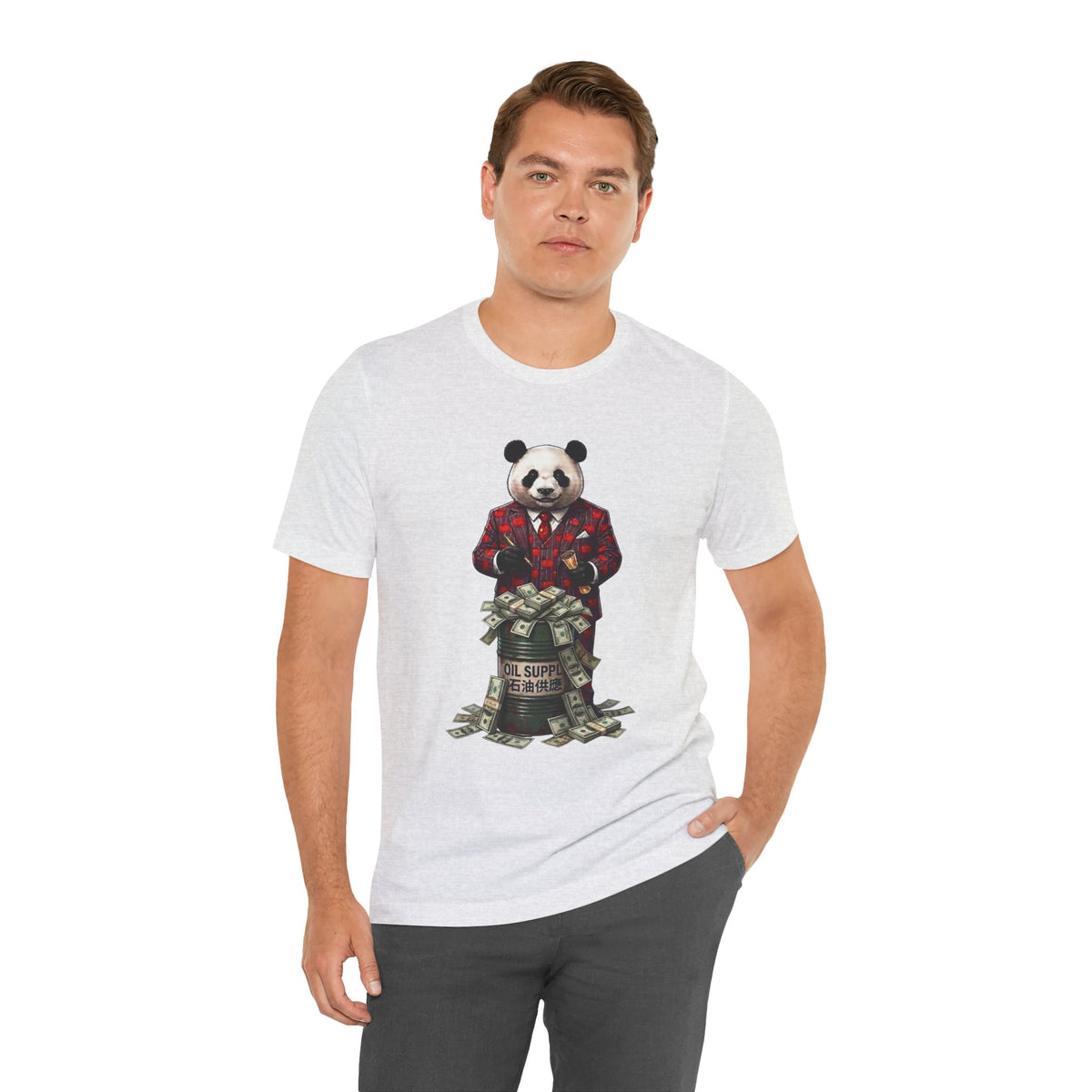 The Oil Broker Graphic Tee: Satirical Geopolitical Apparel
