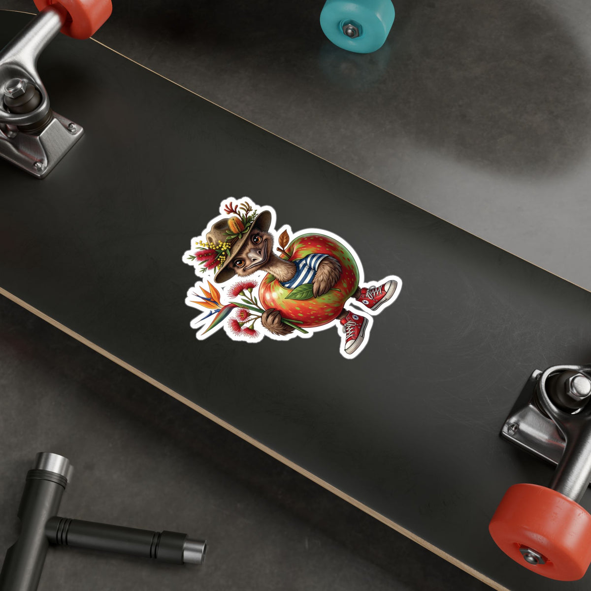 She’ll Be Apples - Aussie Emu Kiss-Cut Vinyl Sticker