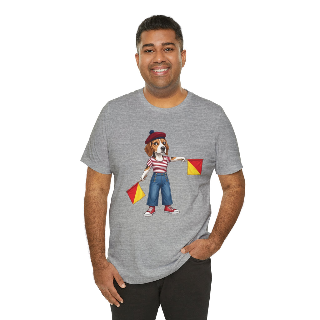 The Semaphore Beagle: Letter ‘M’ Graphic Tee | Wild Follies: Dispatches from Australia