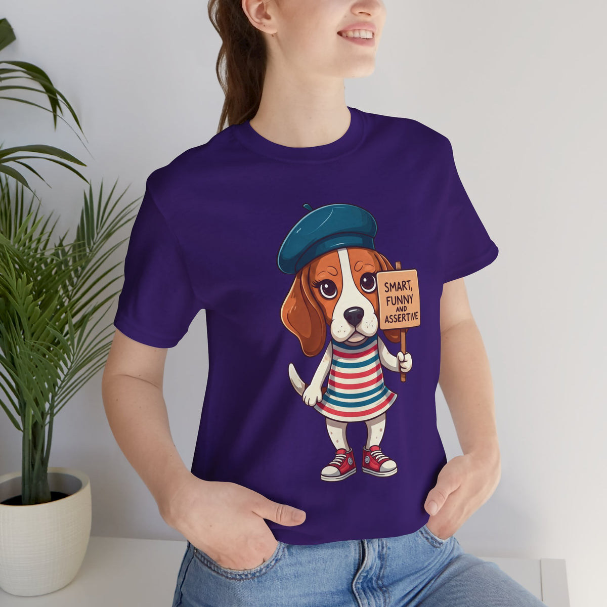 Too Loud, Too Smart, Too Bad – The Assertive Beagle Unisex T-Shirt