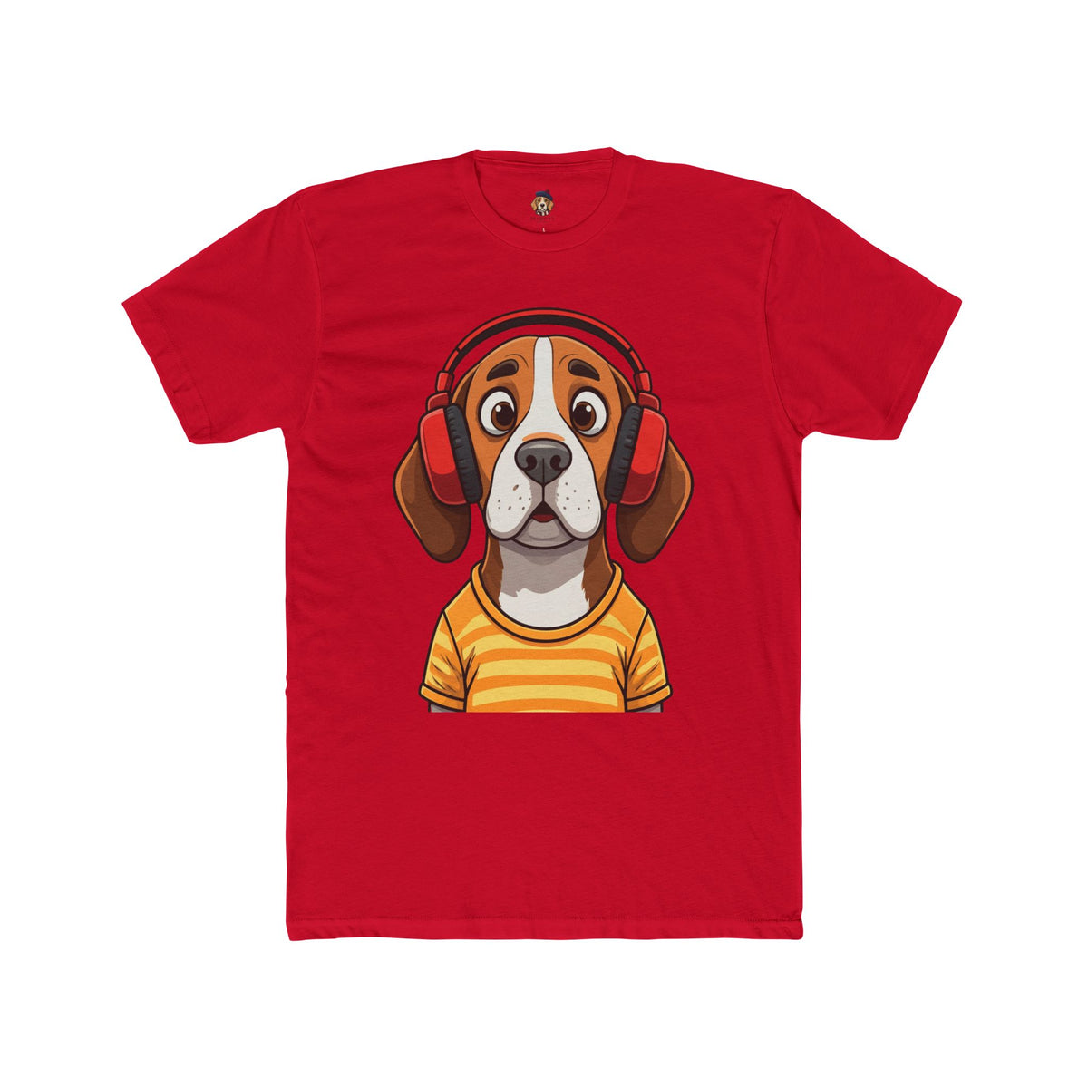 The Soundproof Hound: Startled Beagle Graphic T-Shirt