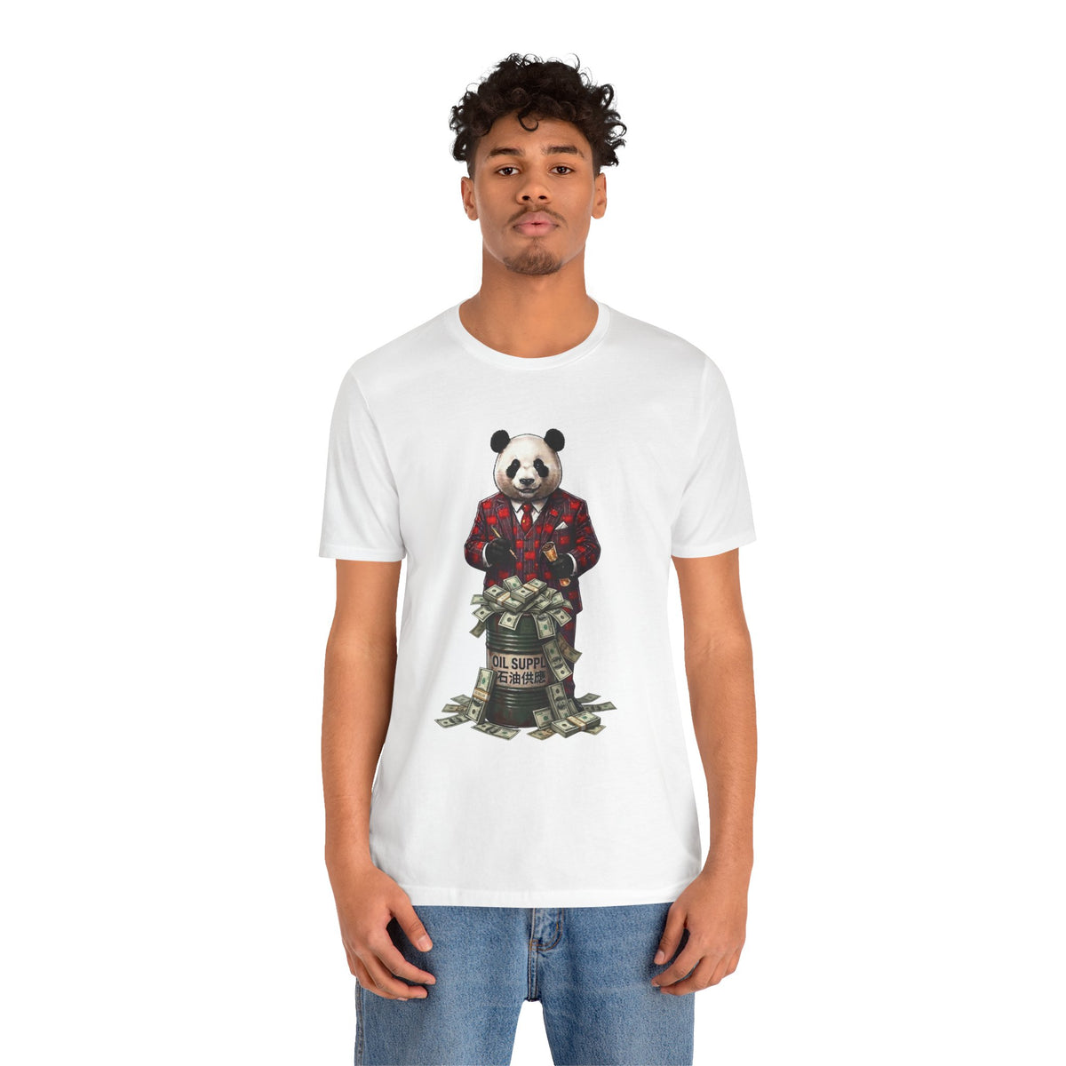 The Oil Broker Graphic Tee: Satirical Geopolitical Apparel