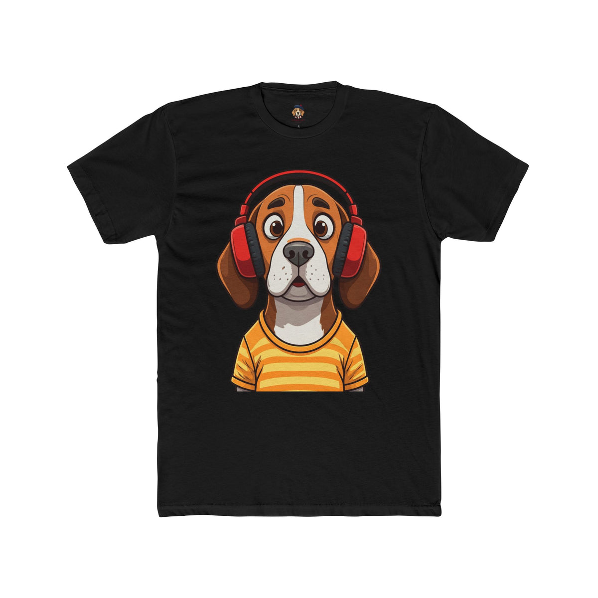 The Soundproof Hound: Startled Beagle Graphic T-Shirt
