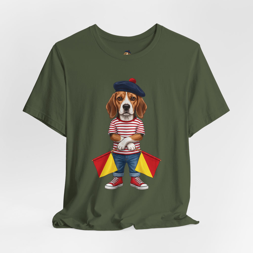 The "End of Message" Beagle Tee | Wild Follies: Dispatches from Australia