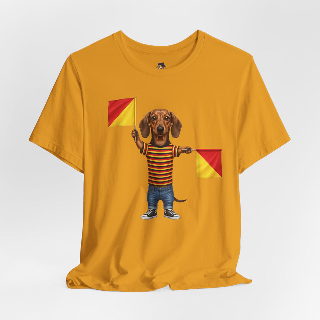 Letter J Dachshund Graphic Unisex Tee – Dispatches from Australia Collection