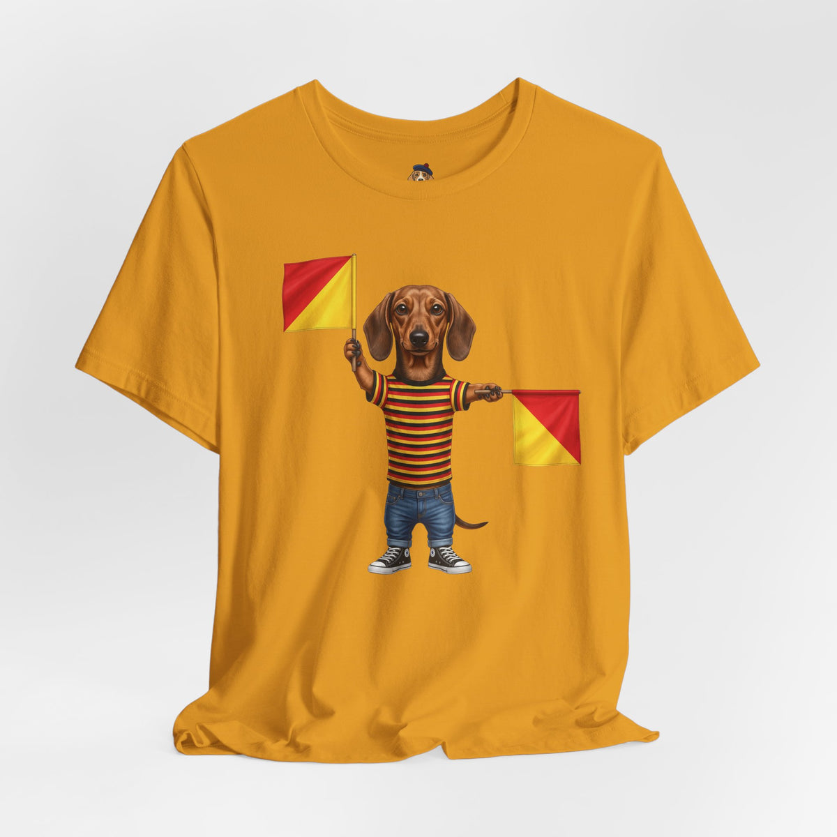 Letter J Dachshund Graphic Unisex Tee – Dispatches from Australia Collection