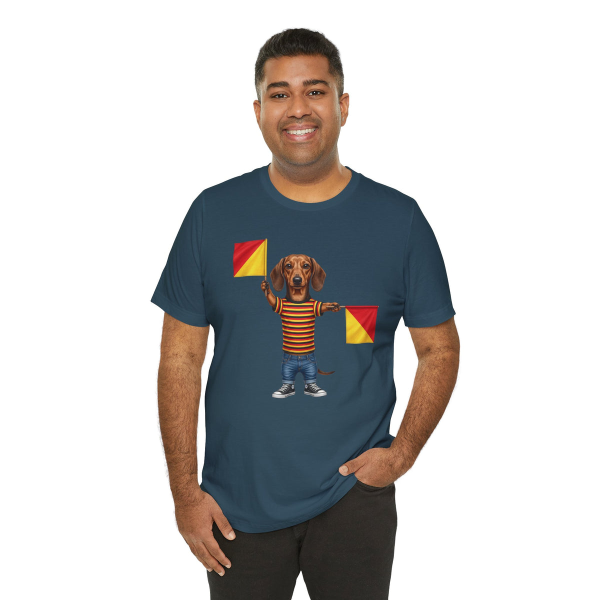 Letter J Dachshund Graphic Unisex Tee – Dispatches from Australia Collection