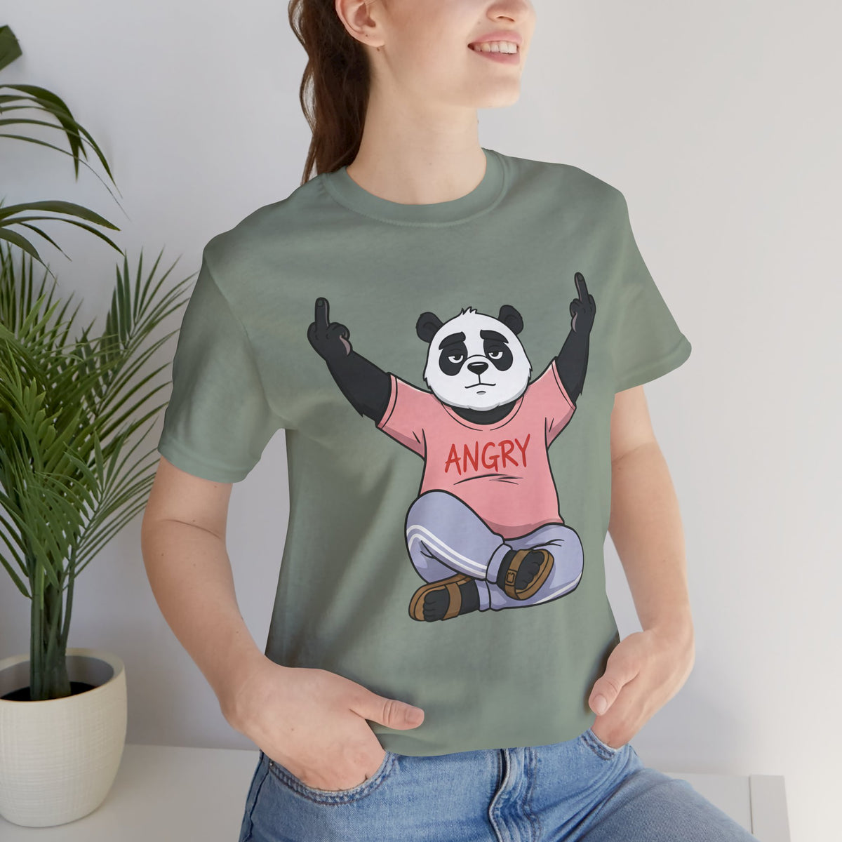 Angry Panda: Unapologetic Rage Graphic Tee
