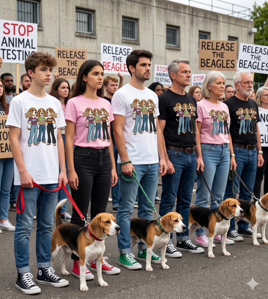 Not Your Test Subject — Beagle Freedom Protest Tee