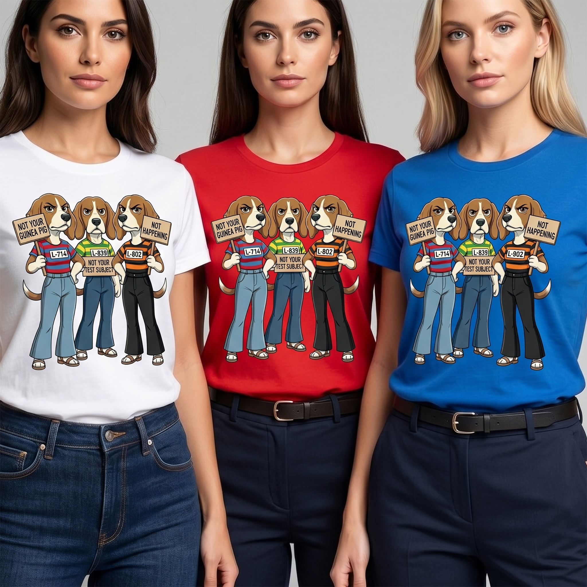 Not Your Test Subject — Beagle Freedom Protest Tee