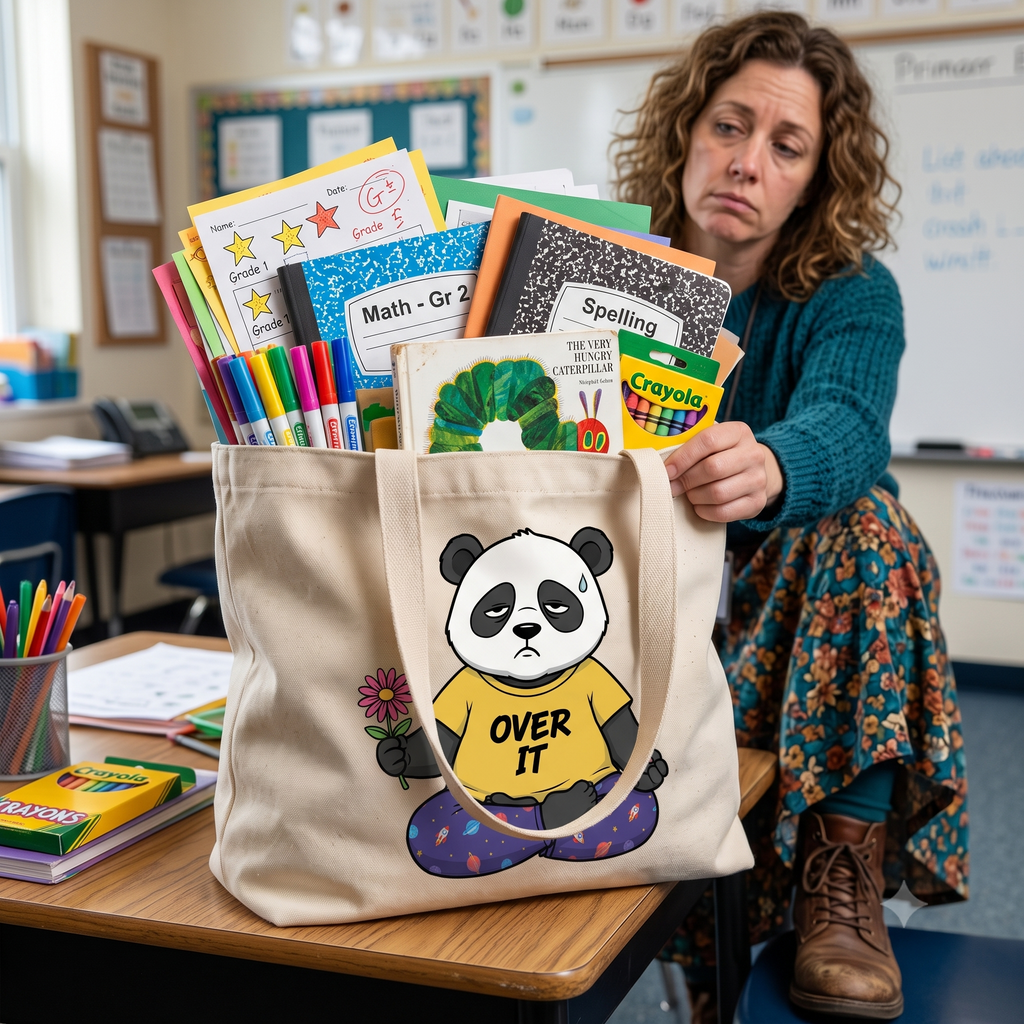 Over It Tote Bag