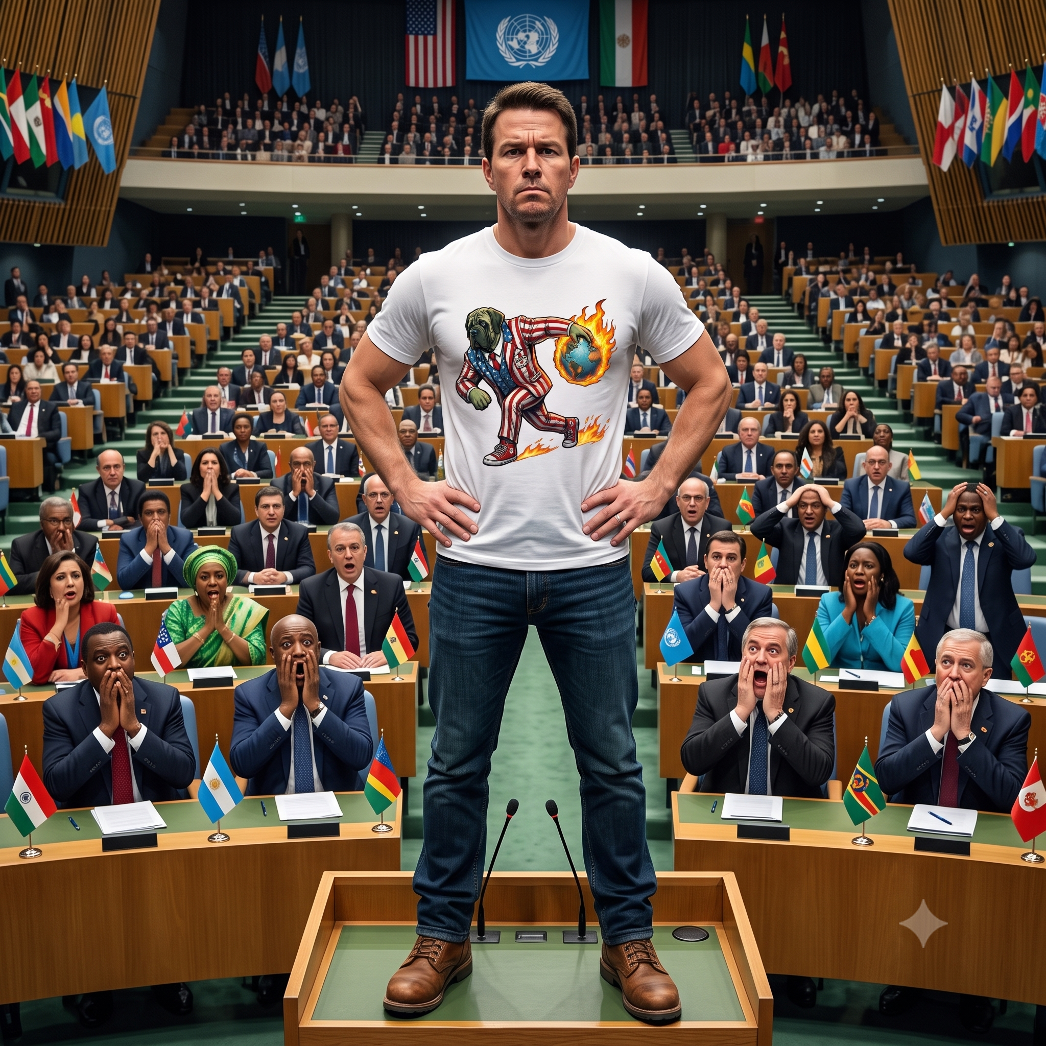 World's Not a Bowling Ball — Uncle Sam's Game Tee