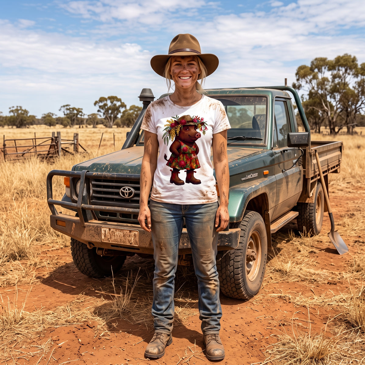 The Bush Pig: Unapologetically Wild Tee