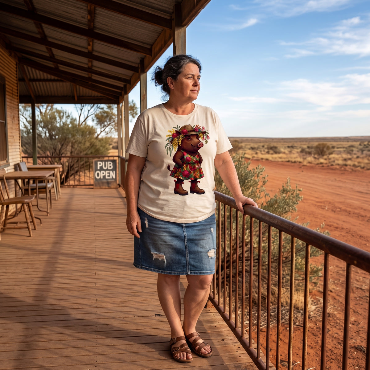 The Bush Pig: Unapologetically Wild Tee