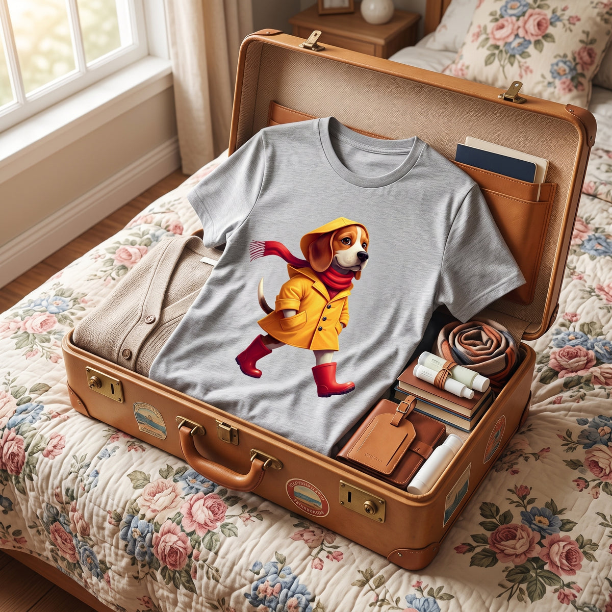 Splish, Splash, Obi: The All-Weather Hound Women's Tee