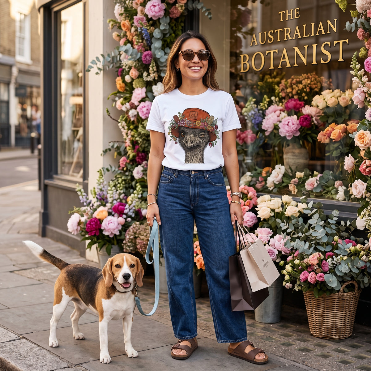 "Bloomin' Gorgeous" Australian Emu Tee