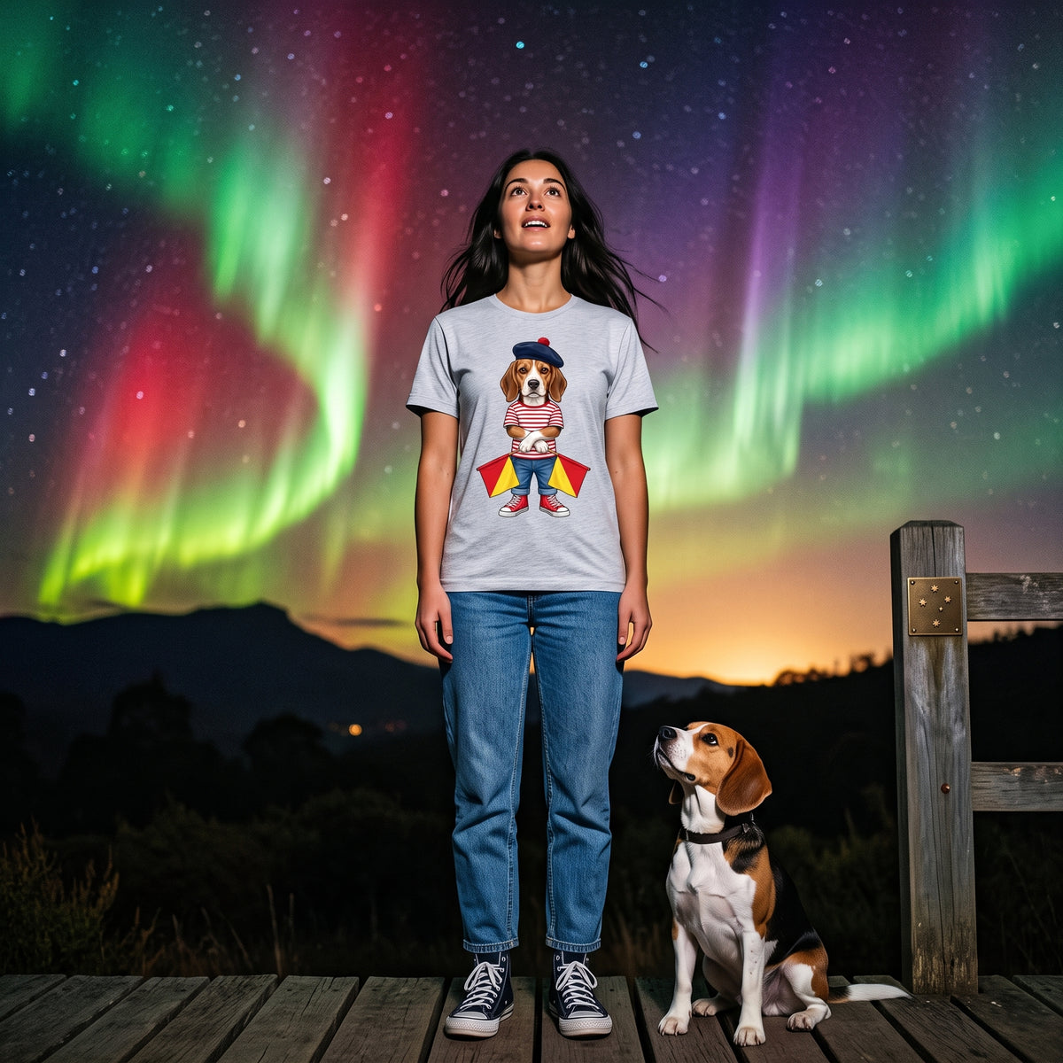 The "End of Message" Beagle Tee | Wild Follies: Dispatches from Australia