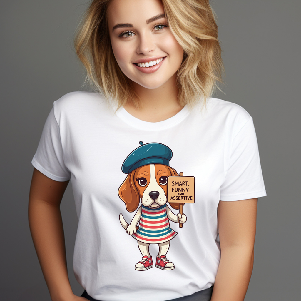 Too Loud, Too Smart, Too Bad – The Assertive Beagle Unisex T-Shirt