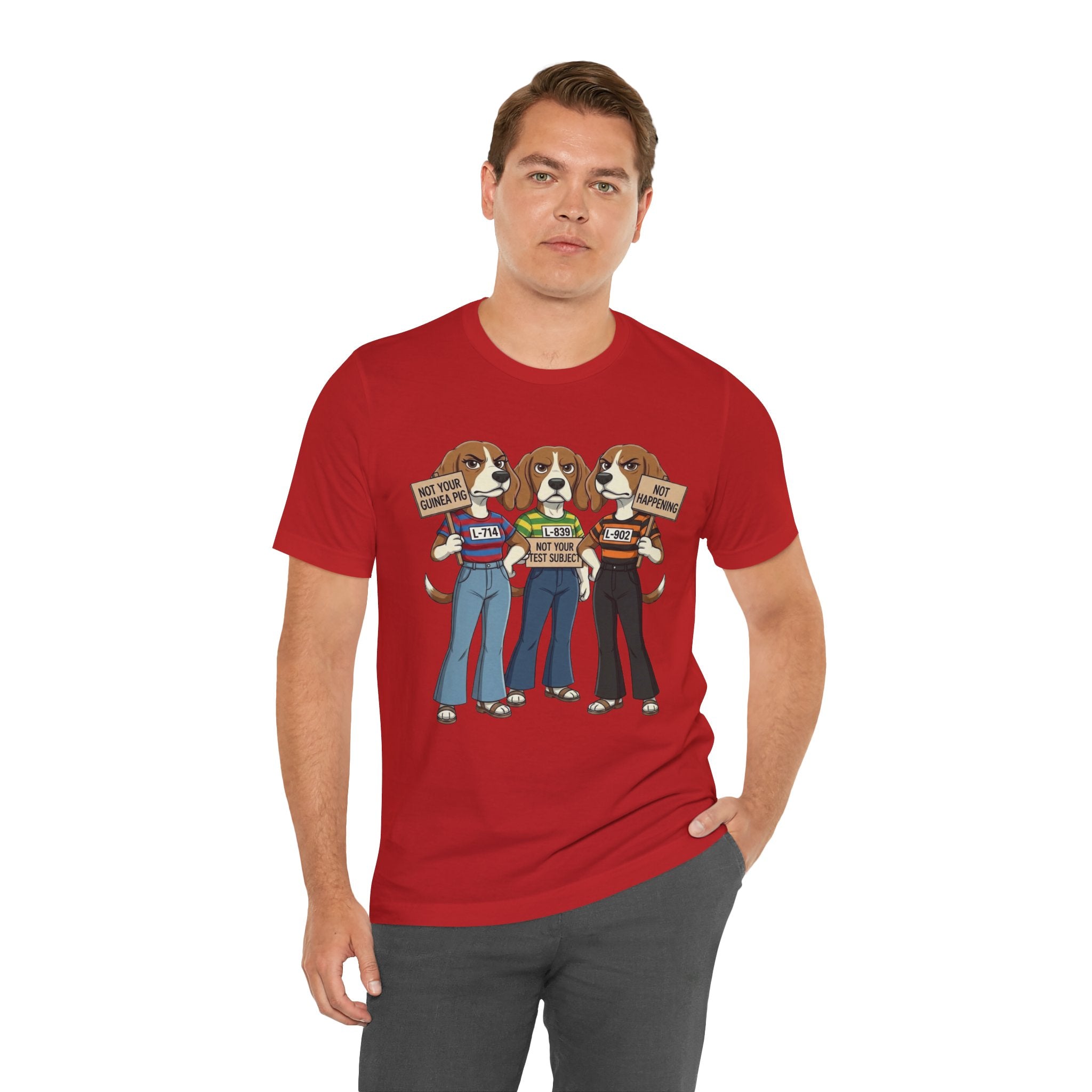 Not Your Test Subject — Beagle Freedom Protest Tee