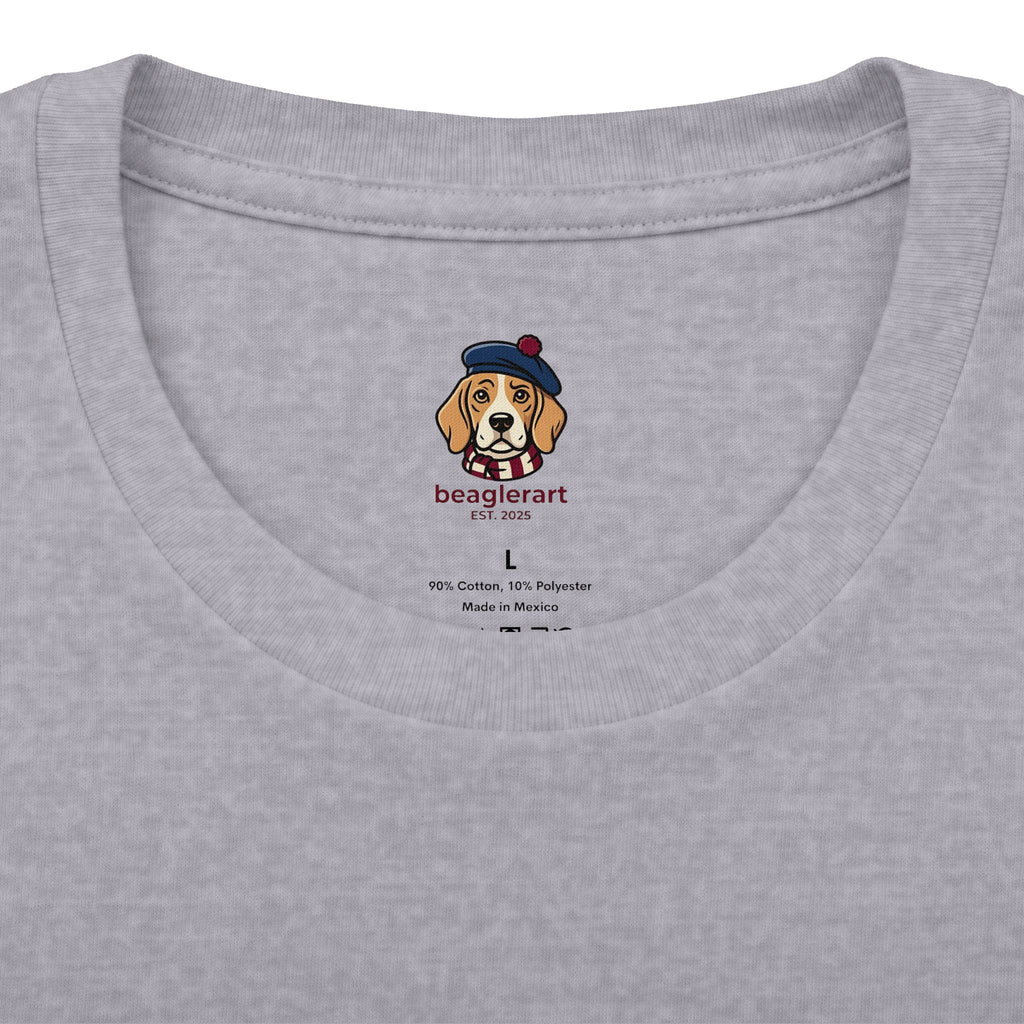 The Soundproof Hound: Startled Beagle Graphic T-Shirt