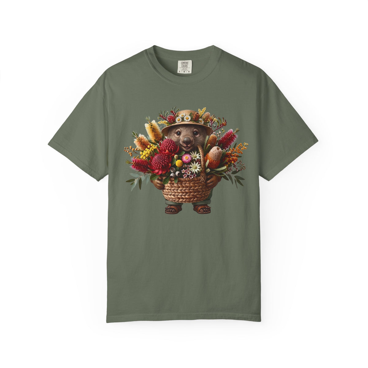 Blooms & Burrows - The Master Gardener Wombat Tee