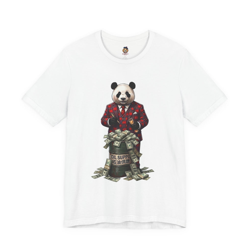 The Oil Broker Graphic Tee: Satirical Geopolitical Apparel