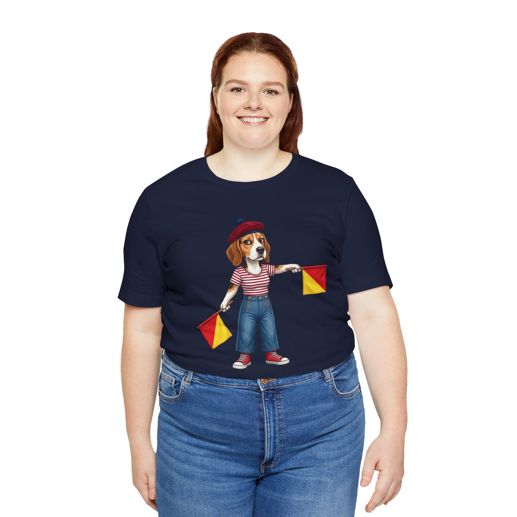 The Semaphore Beagle: Letter ‘M’ Graphic Tee | Wild Follies: Dispatches from Australia