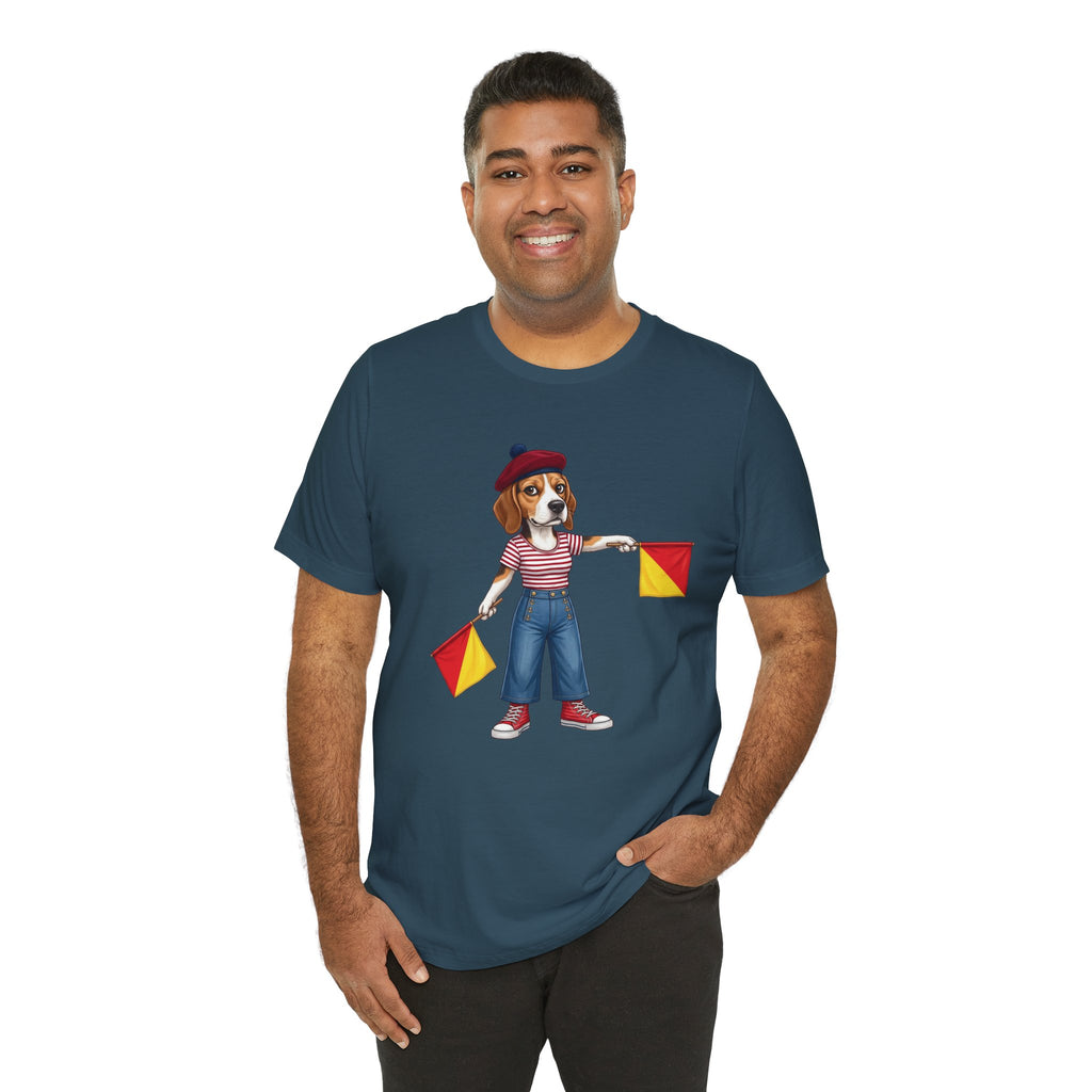 The Semaphore Beagle: Letter ‘M’ Graphic Tee | Wild Follies: Dispatches from Australia