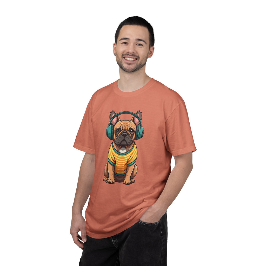 Unbothered Beats  - The Retro French Bulldog Tee