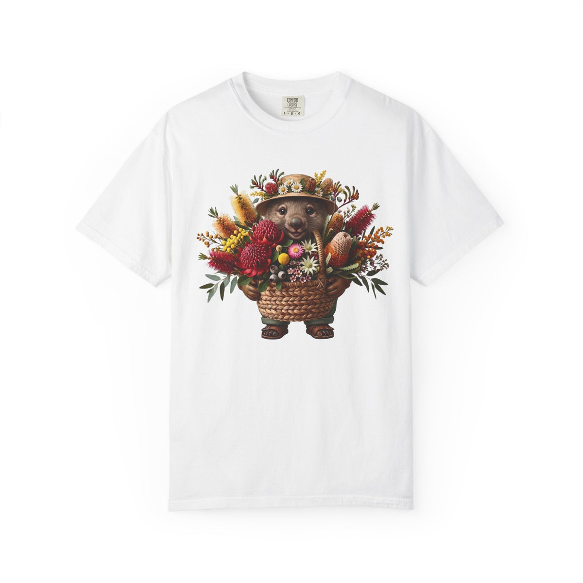 Blooms & Burrows - The Master Gardener Wombat Tee