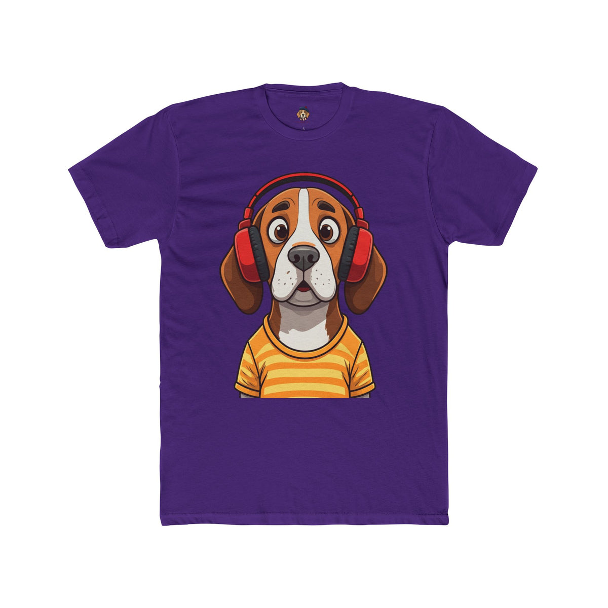 The Soundproof Hound: Startled Beagle Graphic T-Shirt