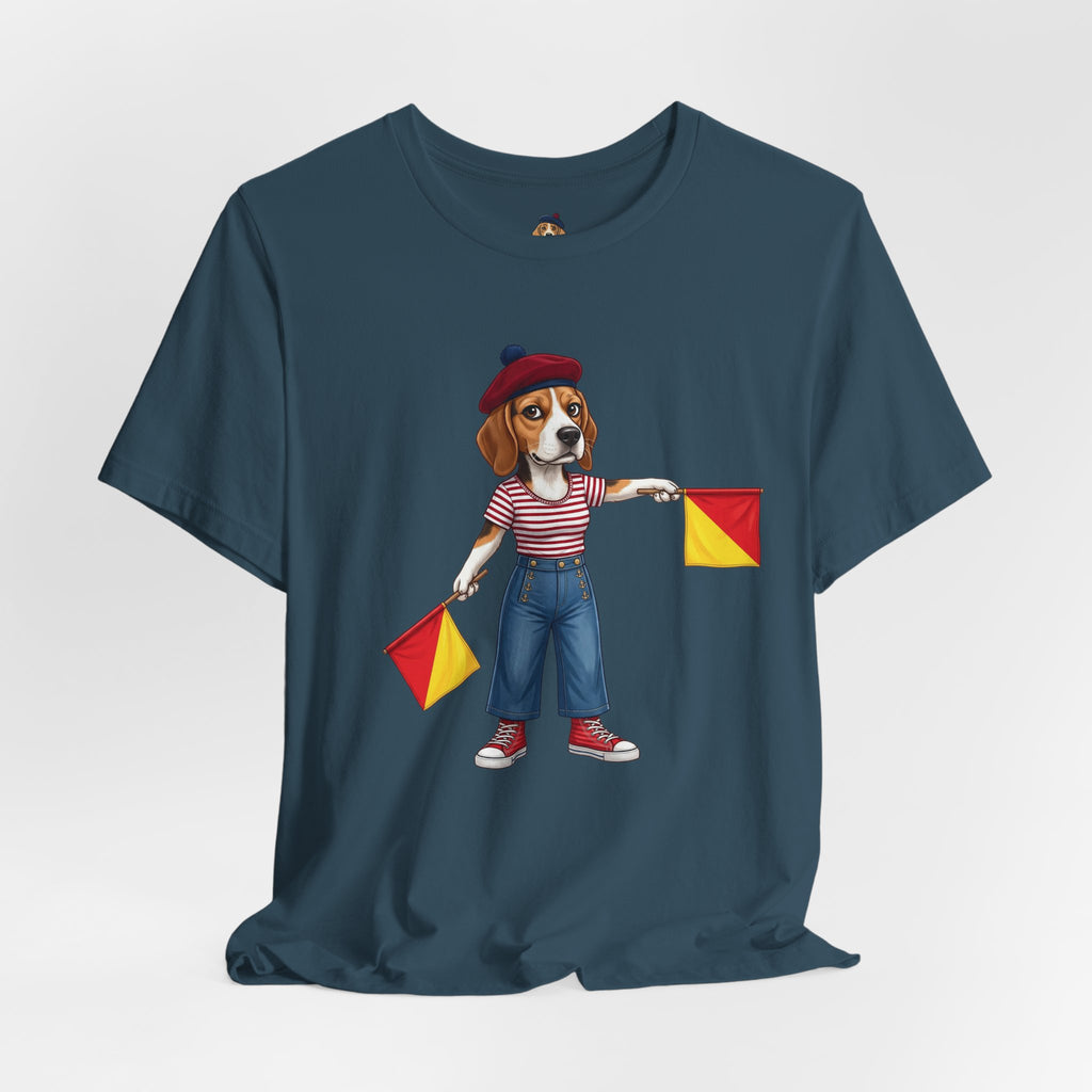 The Semaphore Beagle: Letter ‘M’ Graphic Tee | Wild Follies: Dispatches from Australia