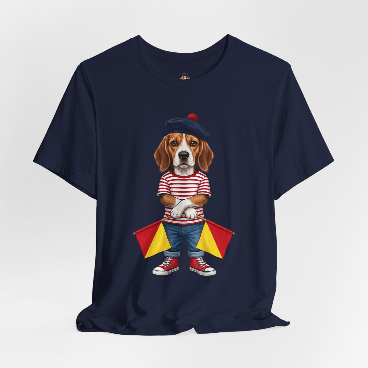 The "End of Message" Beagle Tee | Wild Follies: Dispatches from Australia